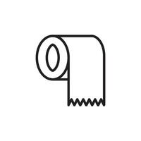 toilet tissue icon vector design templates