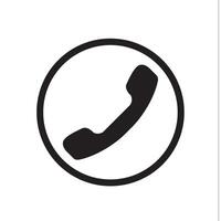 telephone icon vector design template