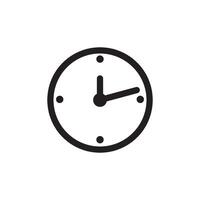 watch and clock time icon vector design template