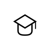 graduate icon vector design template