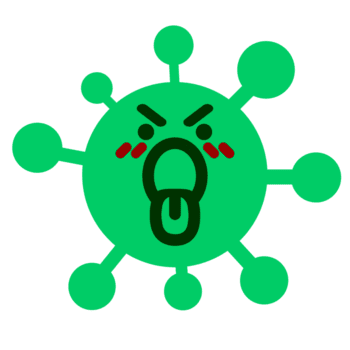 vírus enojado com raiva png