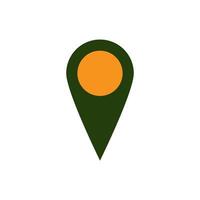 location  map pin icon vector design template