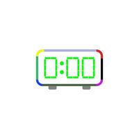 Digital Clock Icon vector design templates simple