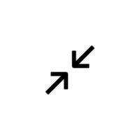 minimize icon vector design template simple