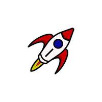 rocket icon design vector template