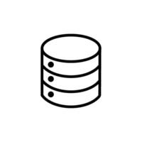 database icon vector design template