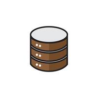 database icon vector design template