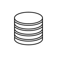 database icon vector design template