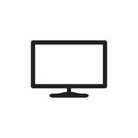 screen flat led monitor icon vector design templates