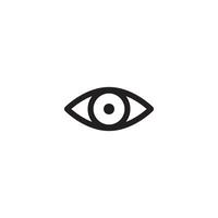 eye icon vector design template