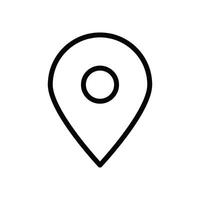 location  map pin icon vector design template