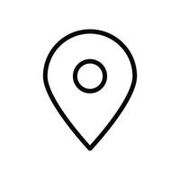 location  map pin icon vector design template