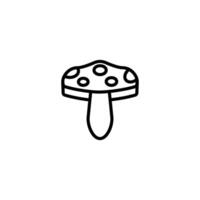 mushroom icon vector design template simple