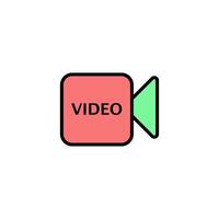 video icon vector design templates