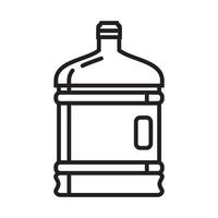 gallons and  bottle icon vector design template