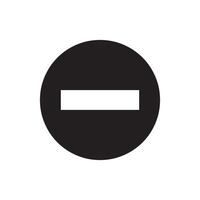 traffig danger and stop and parking  icon vector design template