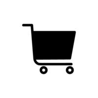 shopping cart icon vector design template