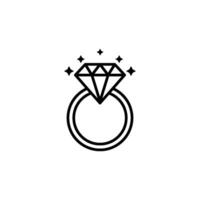 ring diamond icon vector design templates