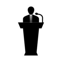 podium icon vector design template