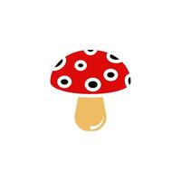 mushroom icon vector design template simple