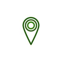 location  map pin icon vector design template