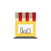 online shop icon design vector templates