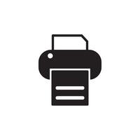 printer  icon vector design template