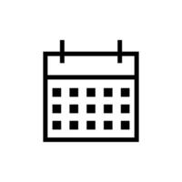 calendar Icon Vector Design Template