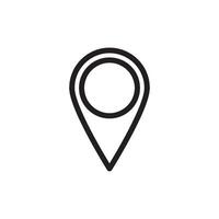 location  map pin icon vector design template