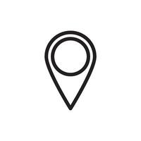 location  map pin icon vector design template