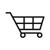 shopping cart icon vector design template