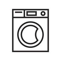 washing machine icon vector design template