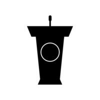 podium icon vector design template