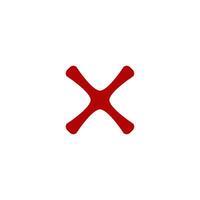 Check Mark of cross icon vector design templates