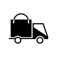 Fast Shipping Delivery Truck icon vector design templates