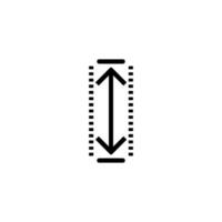 height icon vector design templates simple