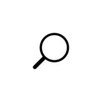 magnifying glass icon vector design template