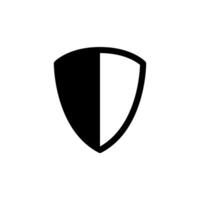 protection shield Icon Vector Design Template