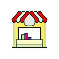 online shop icon design vector templates