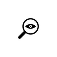 magnifying glass icon vector design template