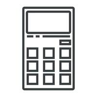 calculadora icono vector diseño modelo