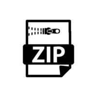 zipper icon vector design template