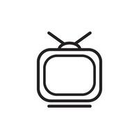 television icon vector design templates