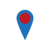 location  map pin icon vector design template