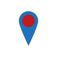 location  map pin icon vector design template