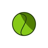 tennis ball icon design vector templates