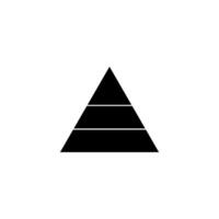 pyramid icon vector design template