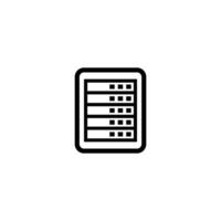 Furniture rack icon vector design template
