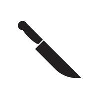 plantilla de diseño de vector de icono de cuchillo