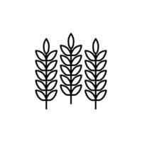 wheat icon vector design templates